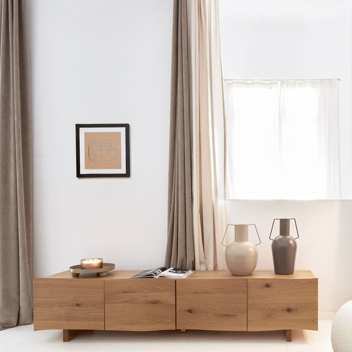 Kave Home Marja Gordijnen 140 x 270 cm - Beige