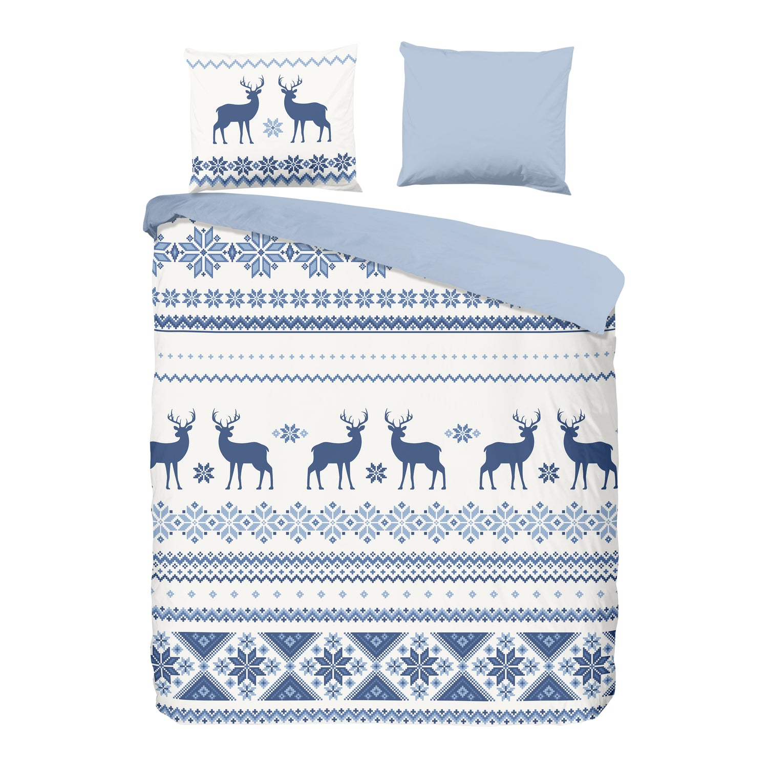 Good Morning Nordic Kinder Dekbedovertrek 200 x 220 cm - Blauw