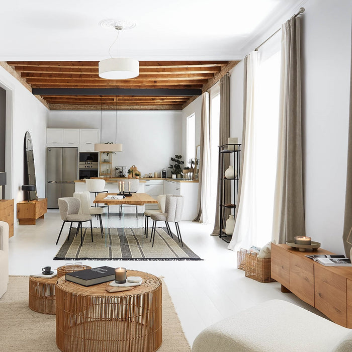 Kave Home Marja Gordijnen 140 x 270 cm - Wit