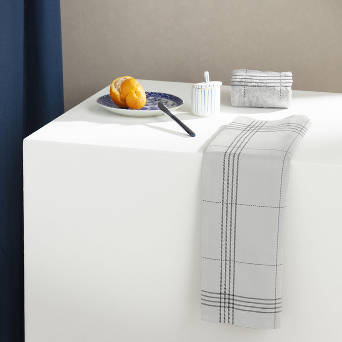 DDDDD theedoek Organic Morvan -  - Bio Katoen - 60x65cm - Wit - 6