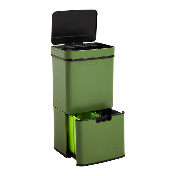 Homra Nexo Afvalemmer met Sensor 72 Liter (48+12+12 Liter) - Groen