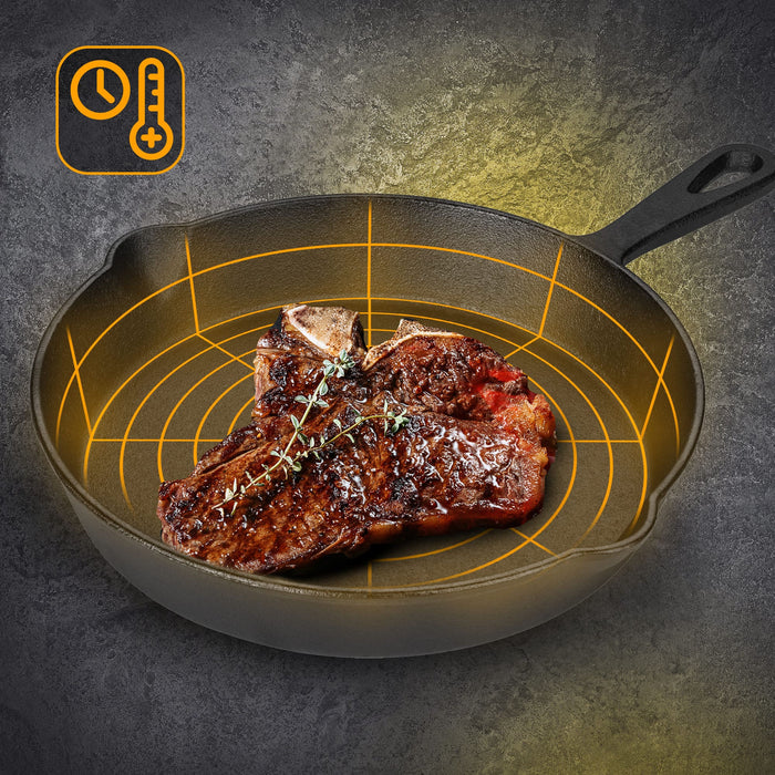 CLP Gietijzeren pannenset 3 stuks