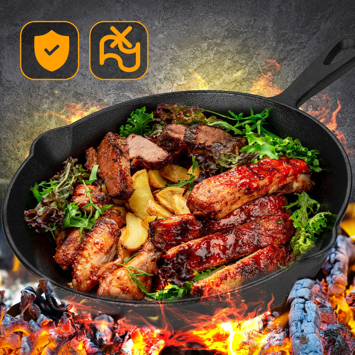 CLP Gietijzeren pannenset 3 stuks