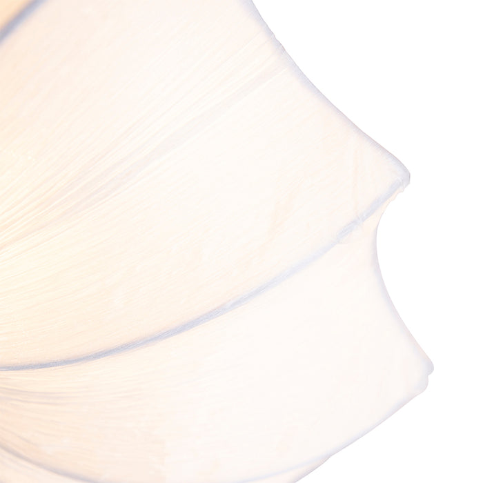 QAZQA Plafondlamp plu - Wit - Design - D 520mm