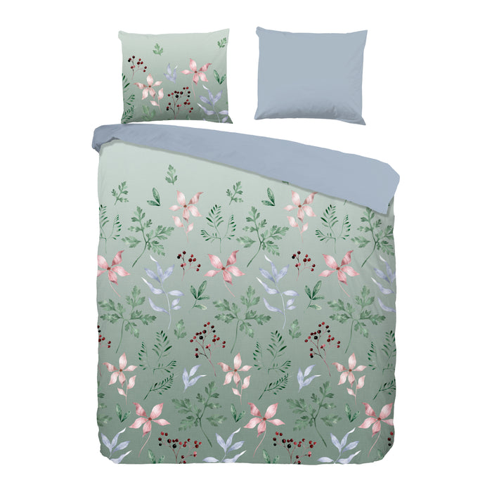 Good Morning Tirsa Dekbedovertrek 200 x 220 cm - Groen