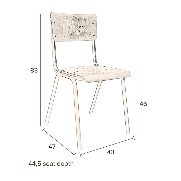 Dutchbone Scuola Stoel