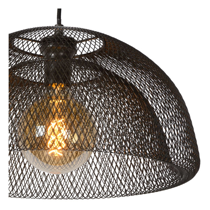 Lucide MESH Hanglamp 1xE27 - Zwart