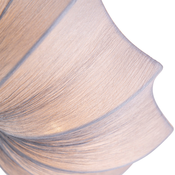 QAZQA Plafondlamp plu - Grijs - Design - D 520mm