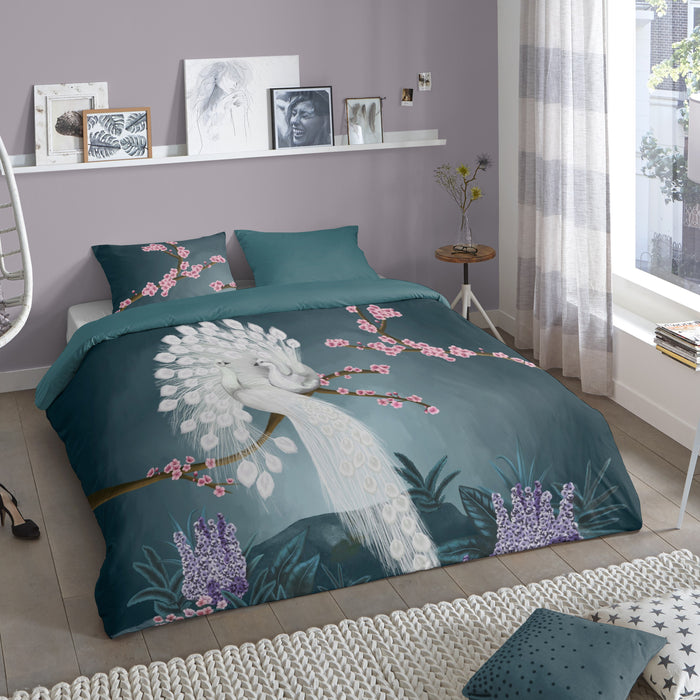 Good Morning Genesis Dekbedovertrek 200 x 220 cm - Petrol