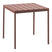 HAY Balcony Eettafel 75 x 76 cm - Iron red