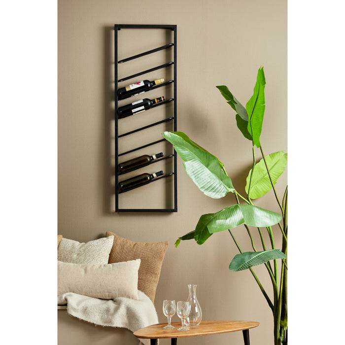 Light & Living Wijnrek Amore - Zwart - 8 Flessen