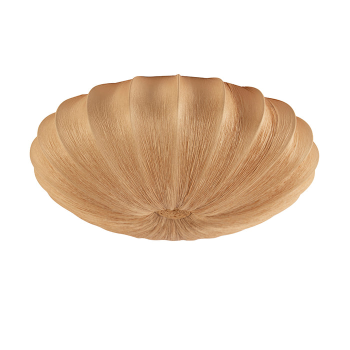 QAZQA Plafondlamp plu - Beige - Design - D 600mm