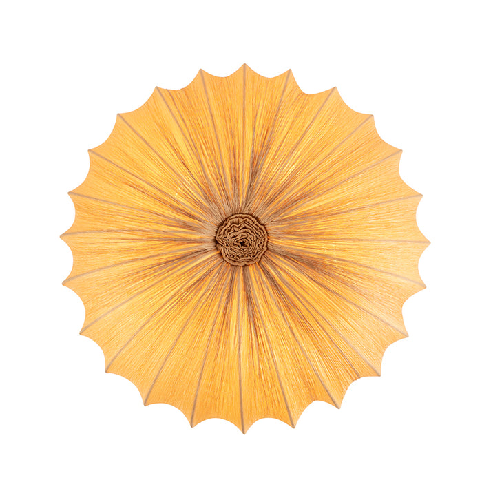 QAZQA Plafondlamp plu - Beige - Design - D 600mm