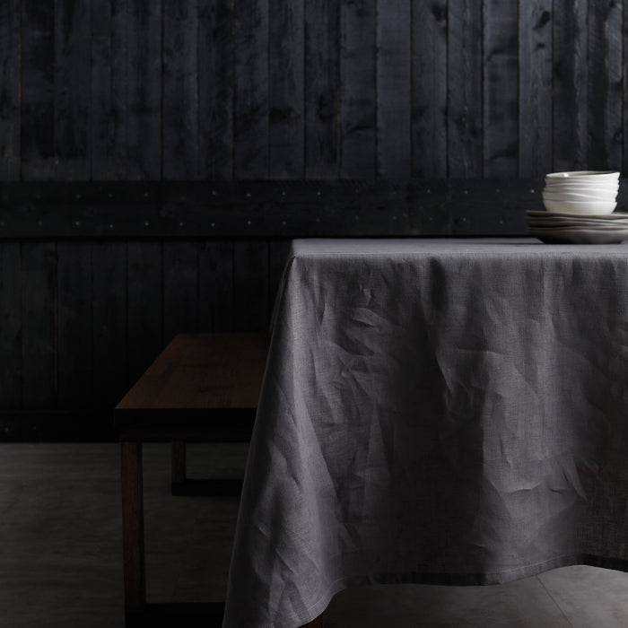 DDDDD tafellaken Cabin - Linnen - 140 x 350 cm - Grijs