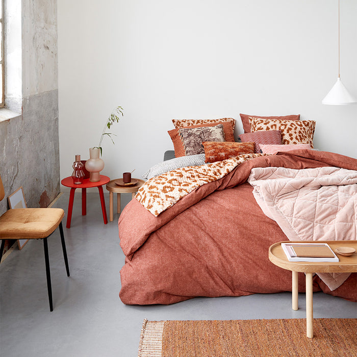 Beddinghouse Frost Dekbedovertrek 140 x 200/220 cm - Terra