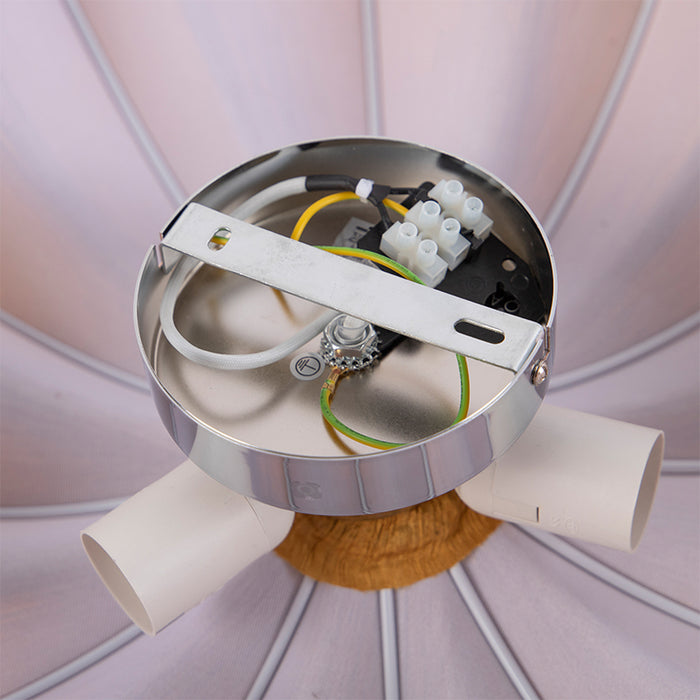 QAZQA Plafondlamp plu - Goud|messing - Design - D 520mm