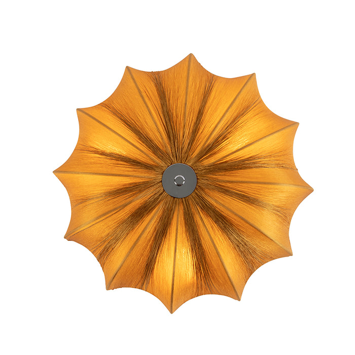 QAZQA Plafondlamp plu - Goud|messing - Design - D 520mm