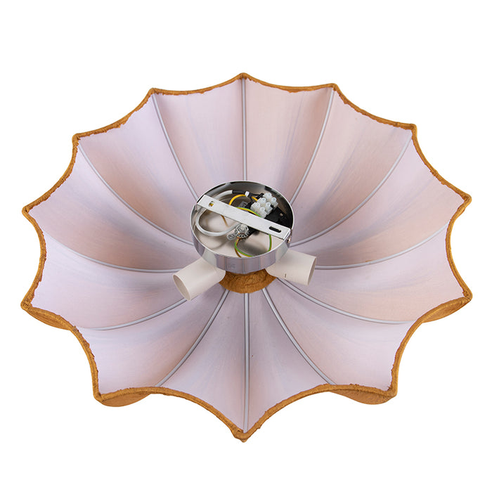 QAZQA Plafondlamp plu - Goud|messing - Design - D 520mm