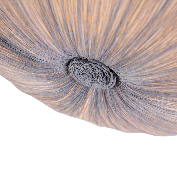 QAZQA Plafondlamp plu - Grijs - Design - D 600mm