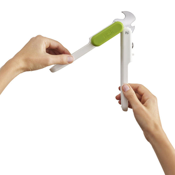 Joseph Joseph Pivot 3-in-1 Blikopener - Wit/Groen
