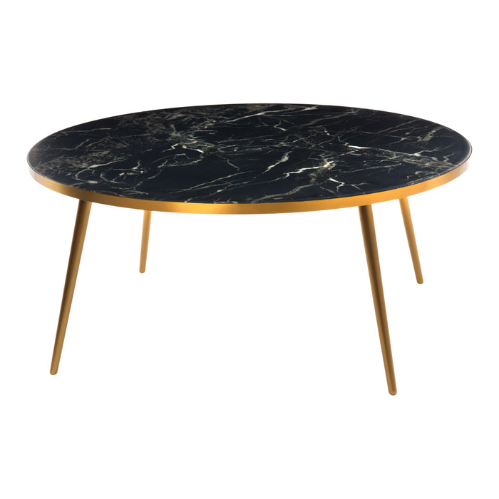 POLSPOTTEN Marble Salontafel - Zwart
