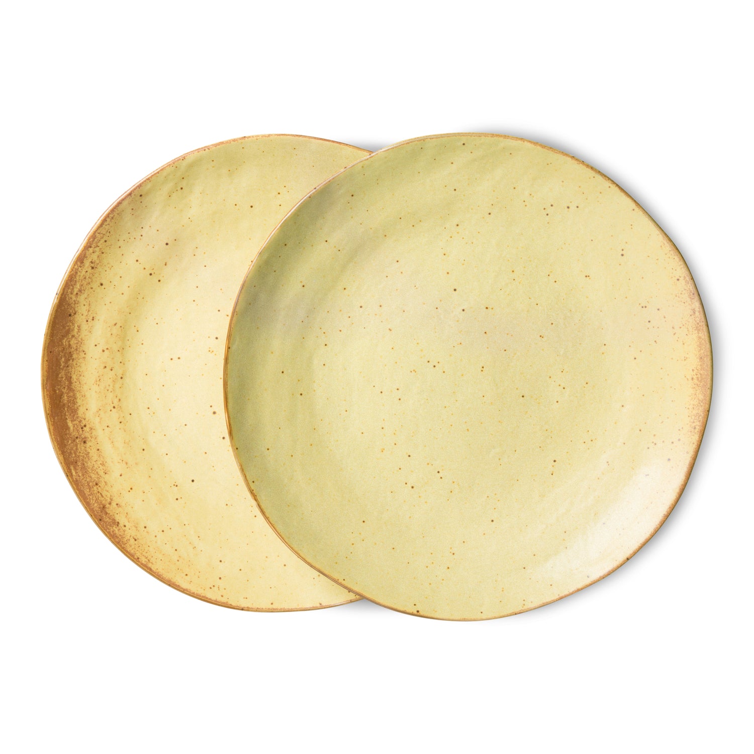 HKliving Bold & Basic Bord Ø 21,5 cm - Set van 2