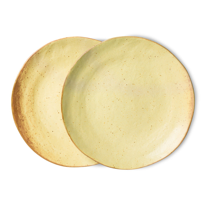 HKliving Bold & Basic Bord Ø 21,5 cm - Set van 2