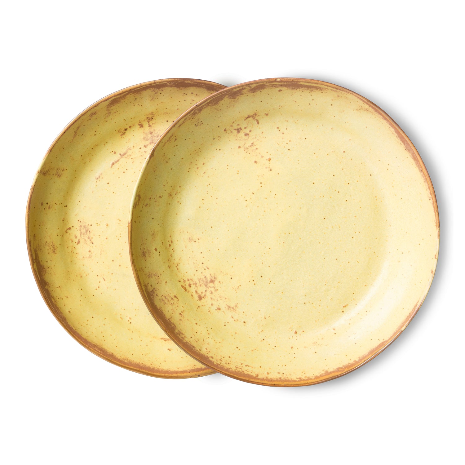 HKliving Bold & Basic Diep Bord Ø 23 cm - Set van 2