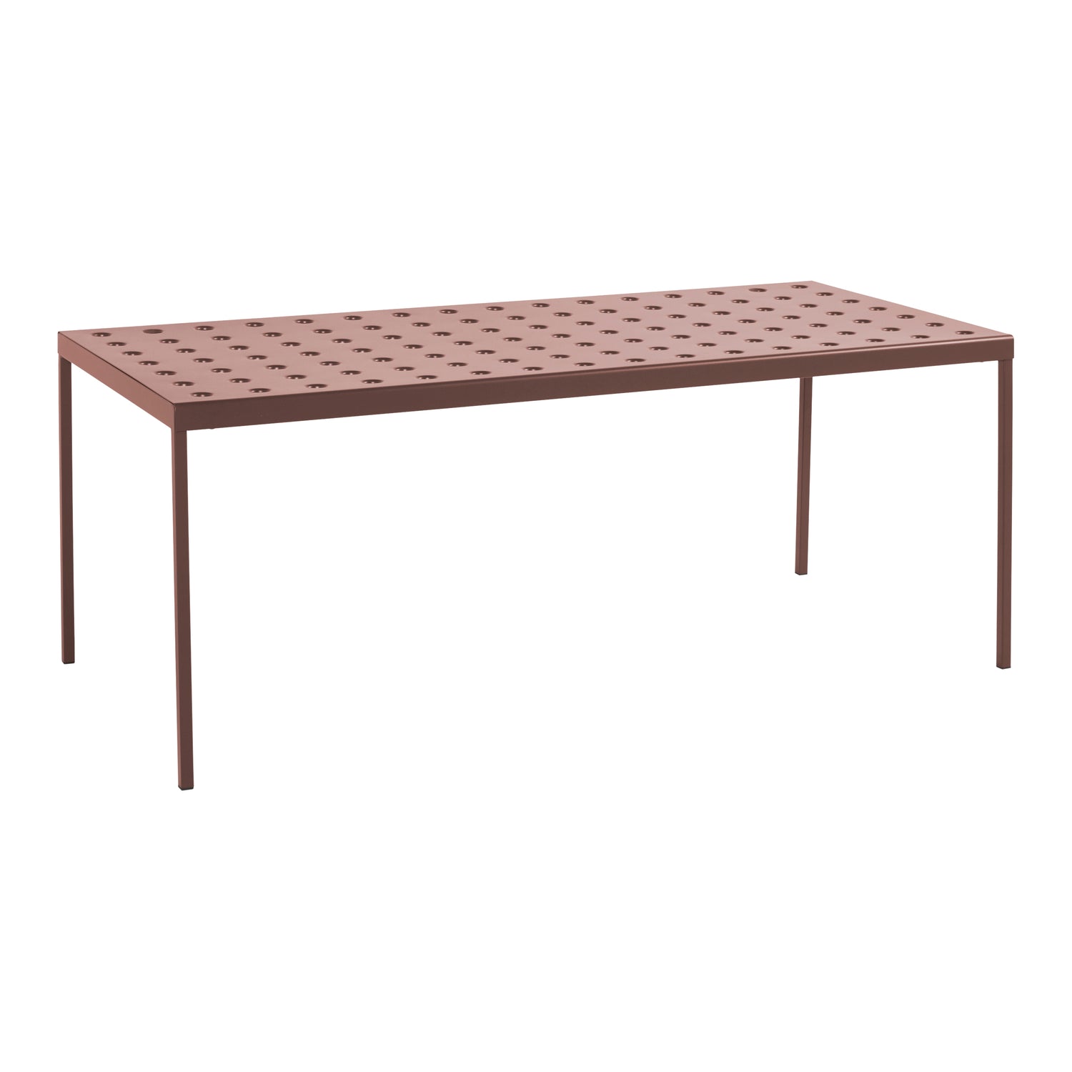 HAY Balcony Eettafel 190 x 87 cm - Iron red