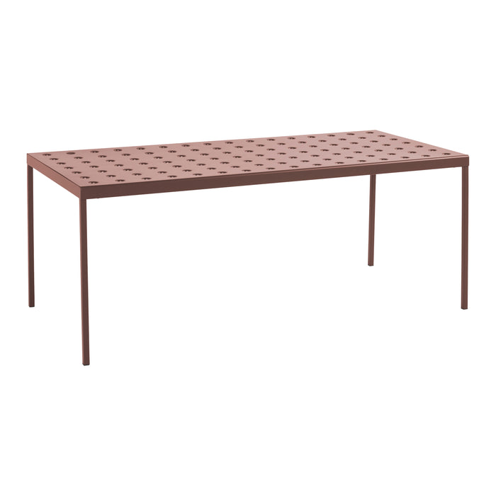 HAY Balcony Eettafel 190 x 87 cm - Iron red