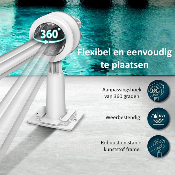 Sens Design Oprolsysteem voor dekzeil en zwembadzeil