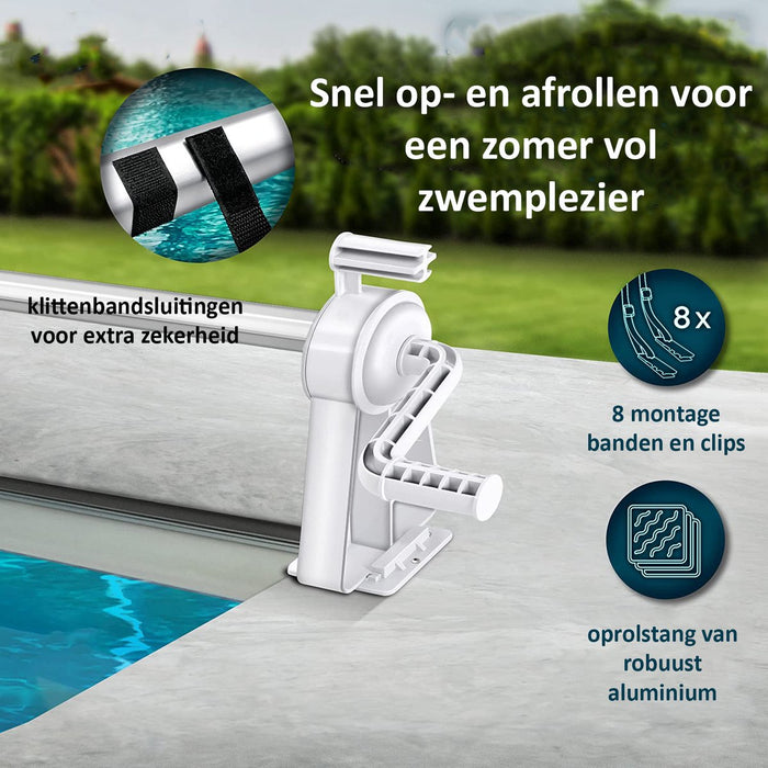 Sens Design Oprolsysteem voor dekzeil en zwembadzeil