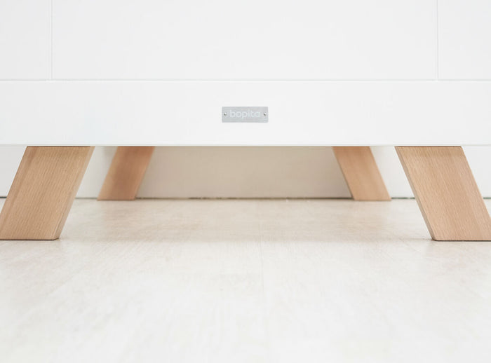 Bopita Lisa bed 60x120 - Wit|Naturel