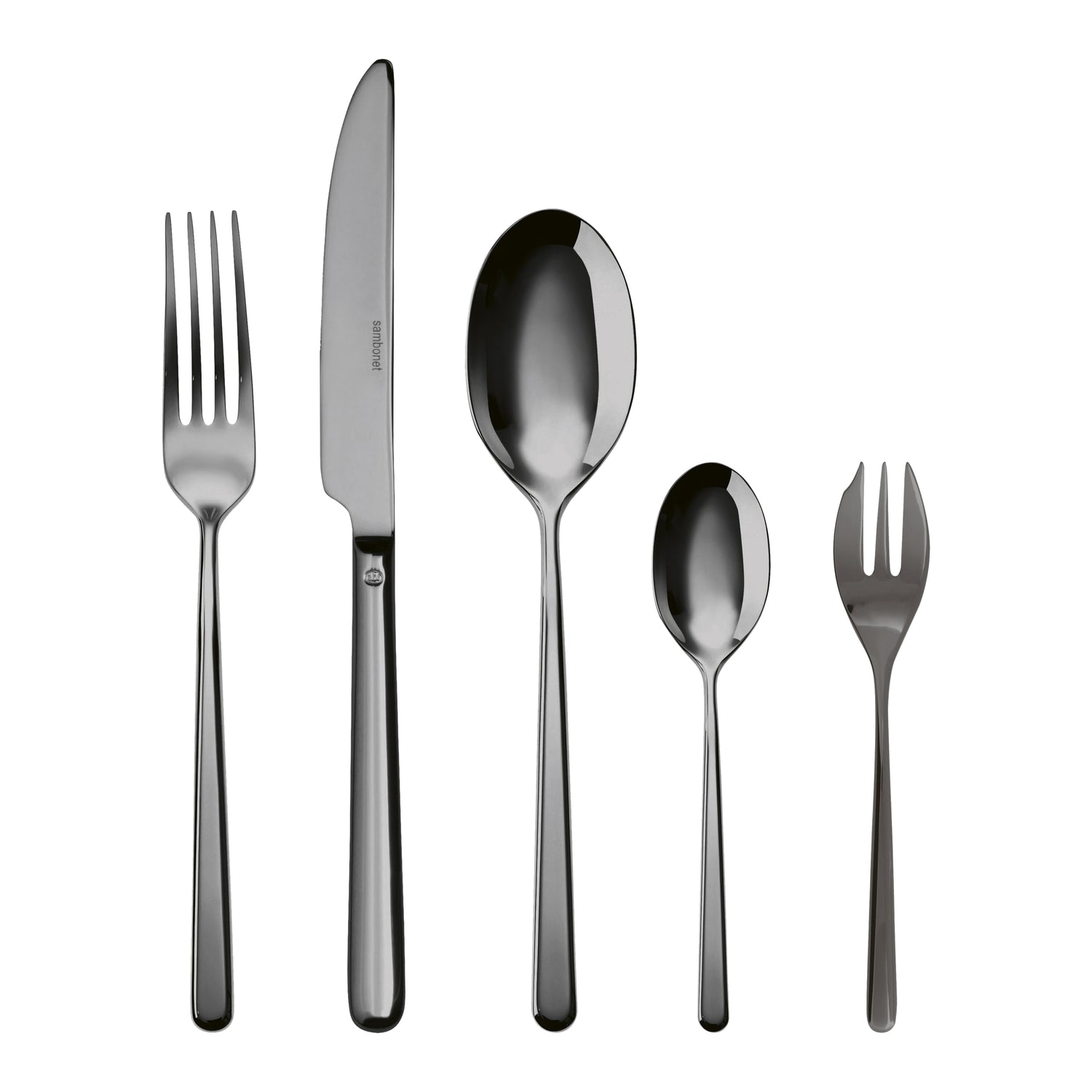 Sambonet Linear Bestekset 30-delig - Zwart