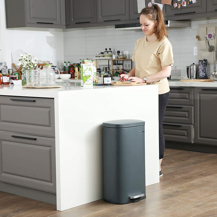 Hoppa! | Pedaalemmer - Grijs - Staal|Kunststof