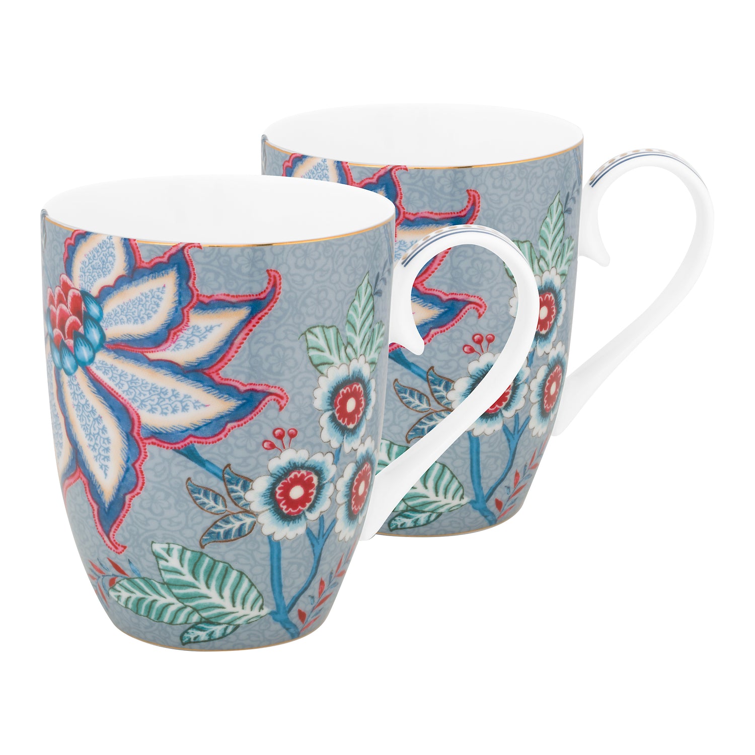 Pip Studio Flower Festival Beker Large - Set van 2