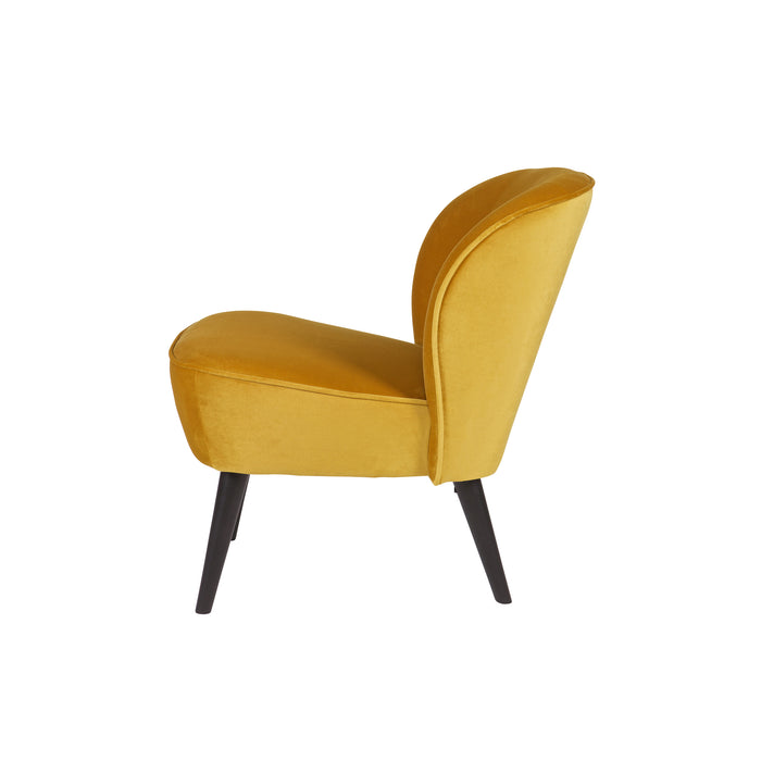 WOOOD Sara Fauteuil - Okergeel