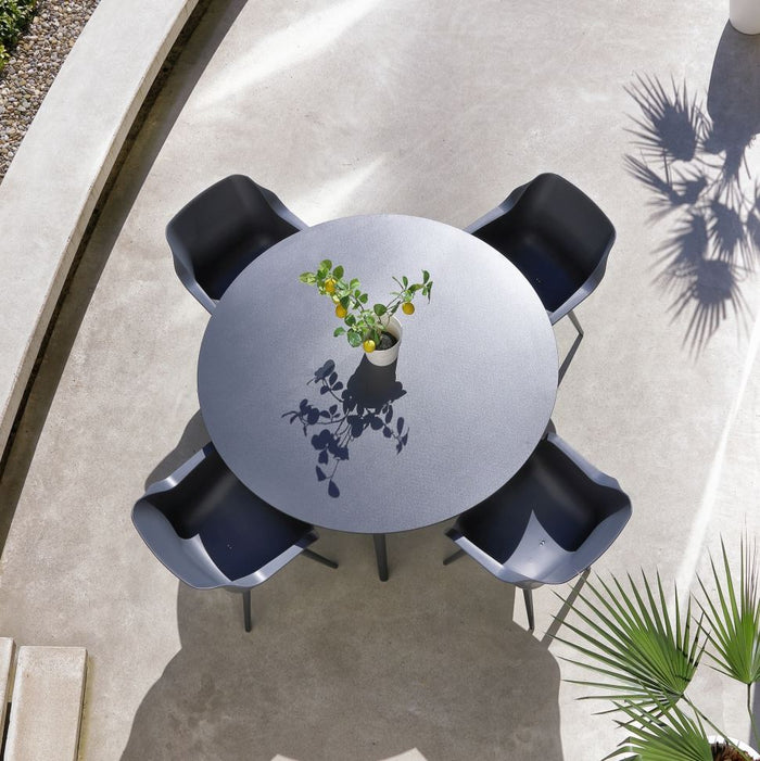 Hartman Sophie Studio HPL Tuintafel Ø 128 cm - Antraciet