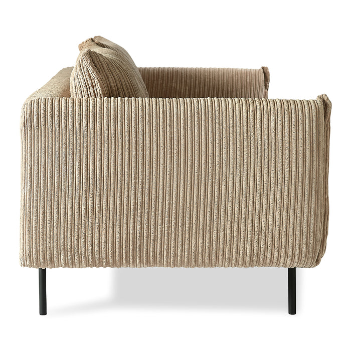 by fonQ Ribbon 3-zitsbank - Rib - Mink