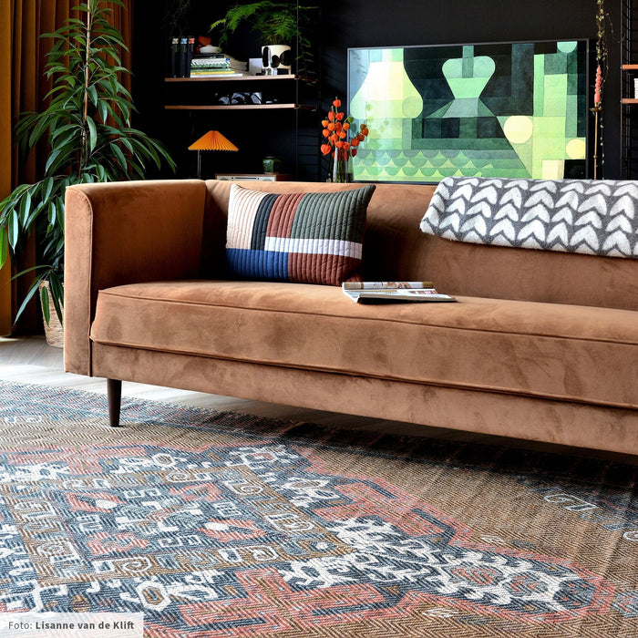 HKliving Stonewashed Vloerkleed Red