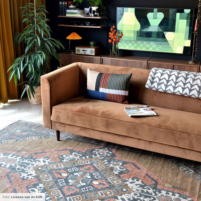 HKliving Stonewashed Vloerkleed Red