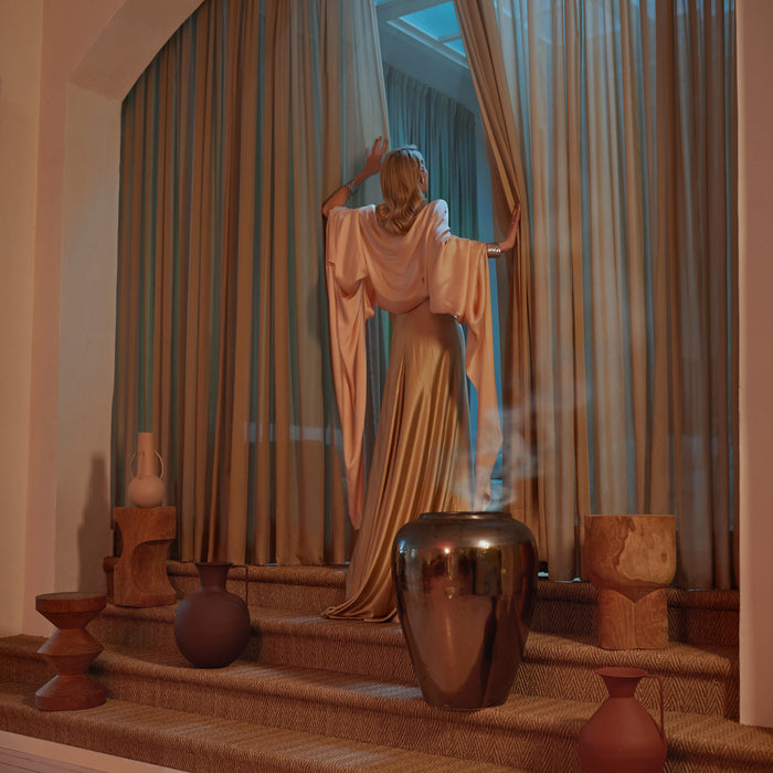 POLSPOTTEN Roman Vaas Set van 3 - Bruin