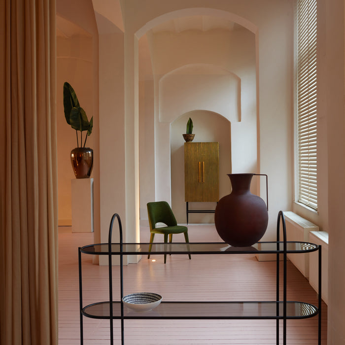 POLSPOTTEN Roman Vaas Set van 3 - Bruin