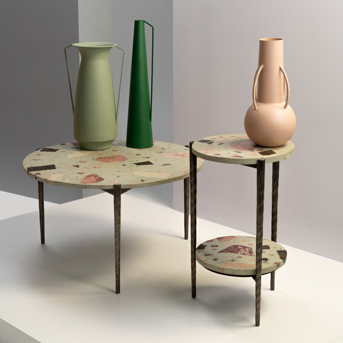 POLSPOTTEN Roman Vaas Set van 3 - Bruin