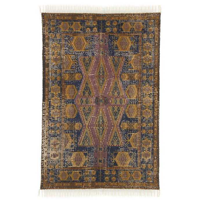 HKliving Stonewashed Vloerkleed Yellow