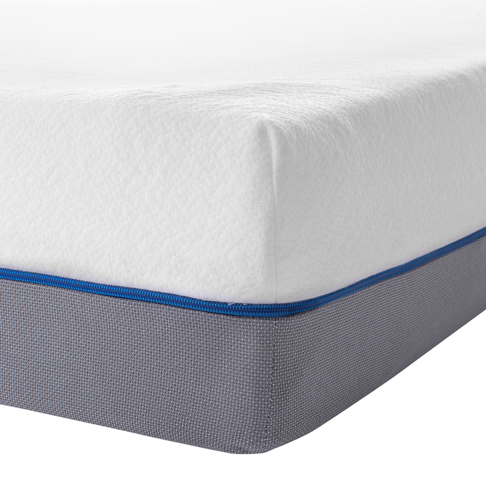 Beliani-GLEE -Traagschuimmatras Stevig-Grijs-160 x 200 cm-Polyester