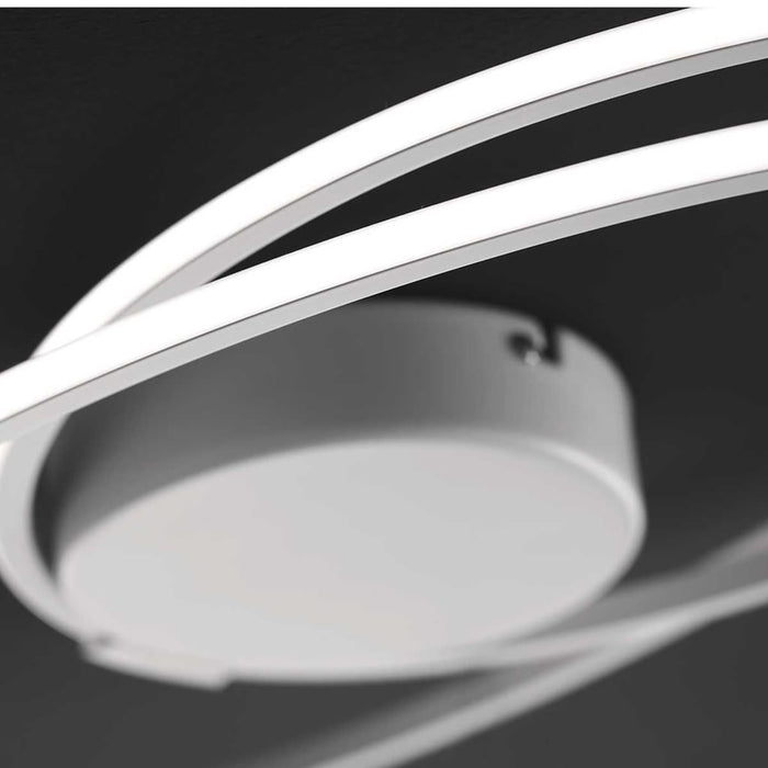 Wofi Plafondlamp Nia LED 50x12 cm wit