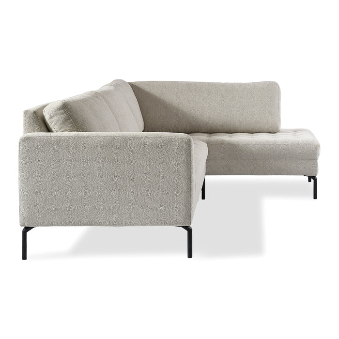 MOOS River Hoekbank Grijs / Ecru Rechts