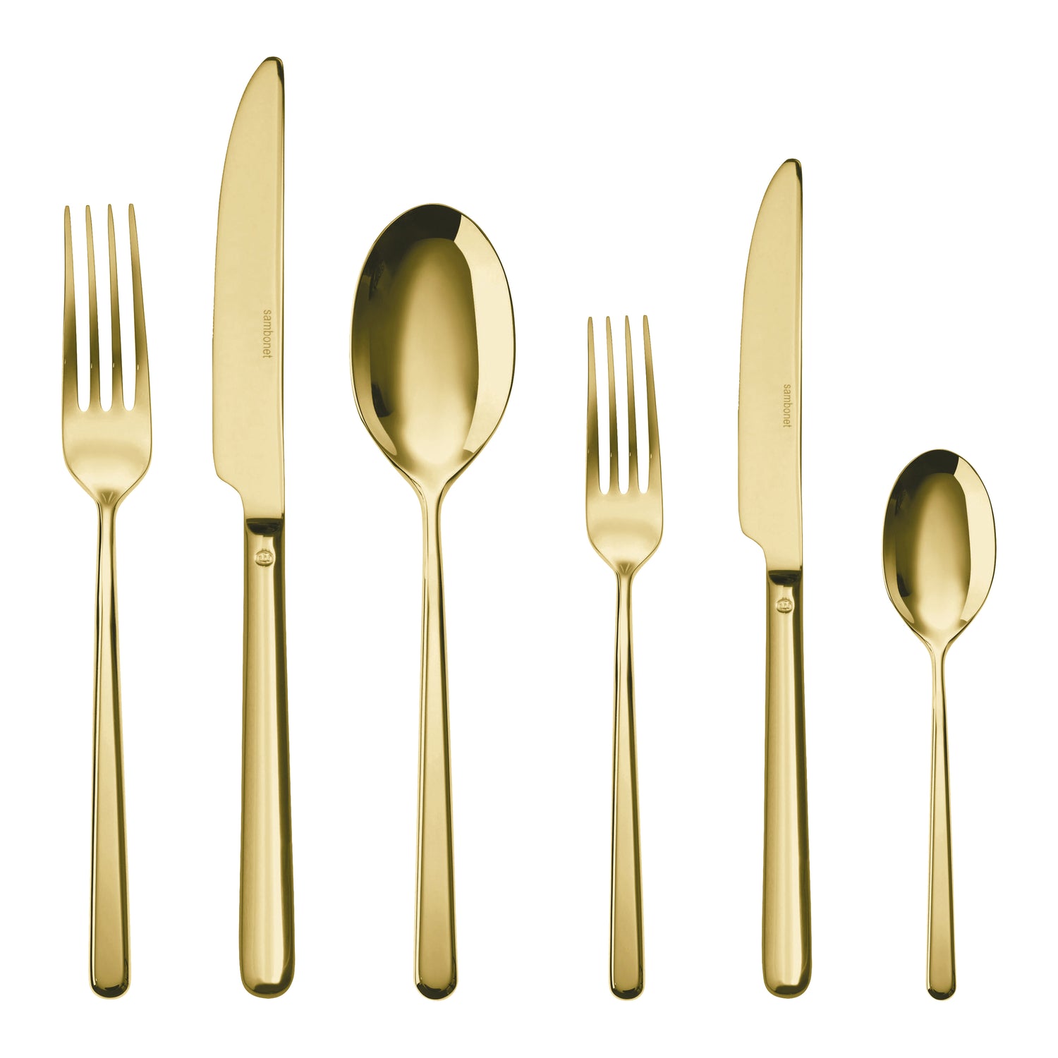 Sambonet Linear Bestekset 36-delig - Goud