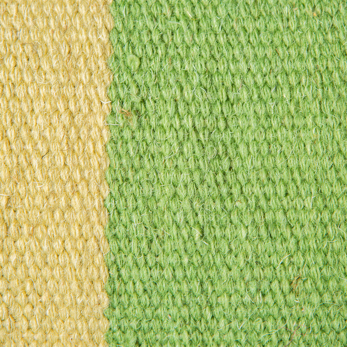 HKliving Hand Woven Wool Sierkussen - green
